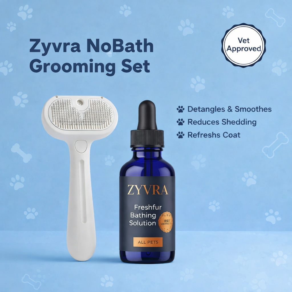 Zyvra NoBath Grooming Set